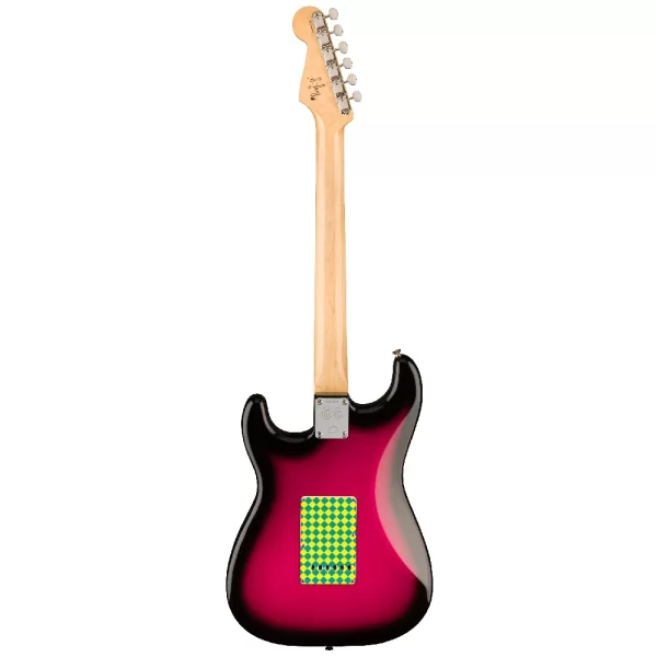Fender Steve Lacy People Pleaser Stratocaster Akçaağaç Klavye Chaos Burst Elektro Gitar