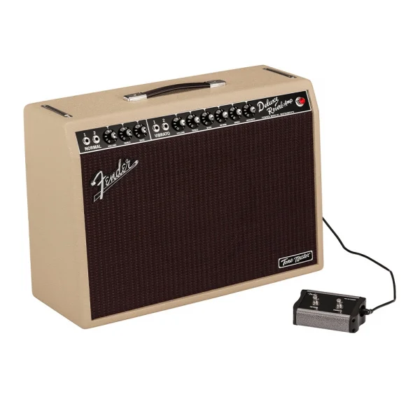 Fender Tone Master Deluxe Reverb Blonde Elektro Gitar Amfisi