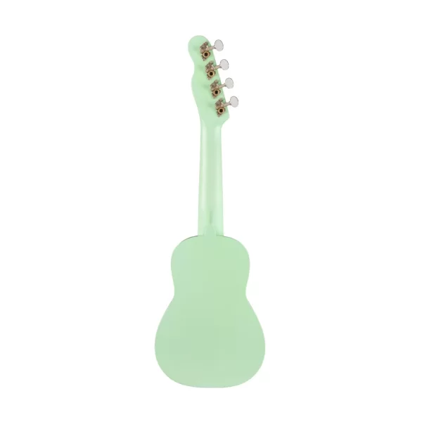 Fender Venice Soprano Ukulele WN Ceviz Klavye Surf Green