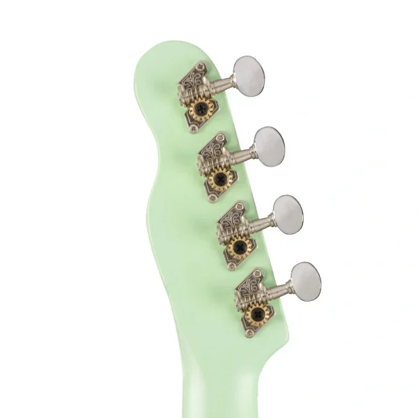 Fender Venice Soprano Ukulele WN Ceviz Klavye Surf Green
