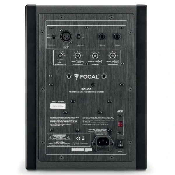Focal SOLO 6 ST6 Black Stüdyo Monitörü (Tek)