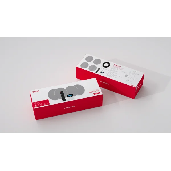 Fonestar KS-WALL4 Aktif Hazır Sistem Tavan Hoparlörü ve Amfi Seti