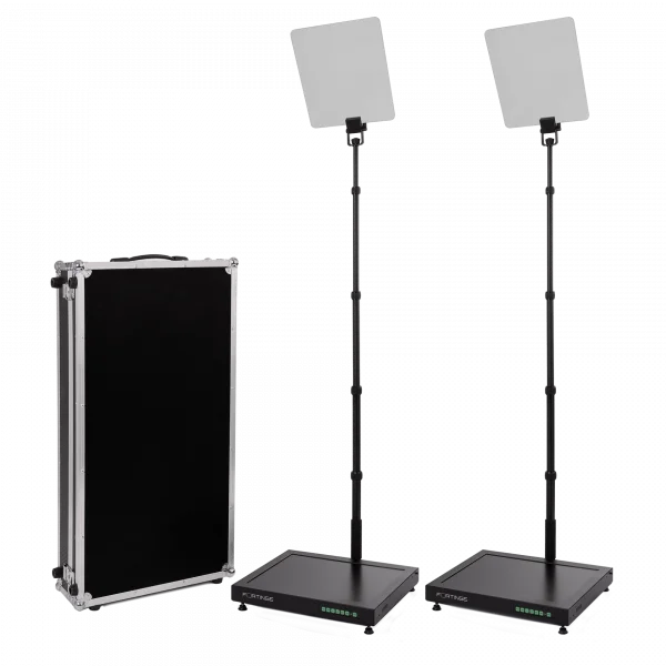Fortinge PROC17-D-HB Çift 17 Konferans Prompter - Çiftli Set, Parlaklık 1000 cd/m²