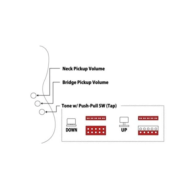 Fujigen Mighty Jazz 5 Telli Bas Gitar JMJ52ALRAZM