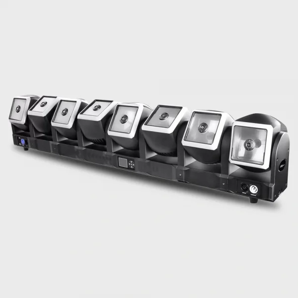 FUSION 8FX Moving Head Led Effect Light 8x60W 4-IN-1 RGBW, Robot light creating ambiance for Clubs and Wedding Halls