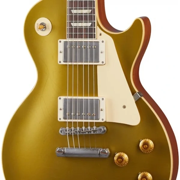 Gibson Custom 1957 Les Paul Standard Reissue Elektro Gitar (Murphy Lab Ultra Light Aged Double Gold)