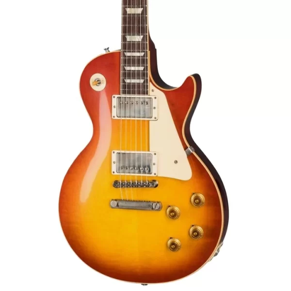 Gibson Custom 1958 Les Paul Standard Reissue VOS Elektro Gitar (Washed Cherry Sunburst)