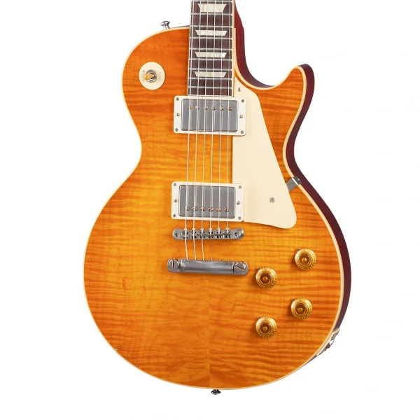Gibson Custom 1959 Les Paul Standard Reissue Murphy Lab Elektro Gitar (Light Aged Dirty Lemon)