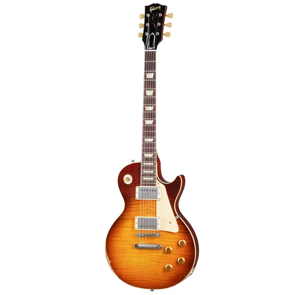 Gibson Custom 1959 Les Paul Standard Reissue Murphy Lab Heavy Aged Elektro Gitar (Slow Iced Tea Fade)