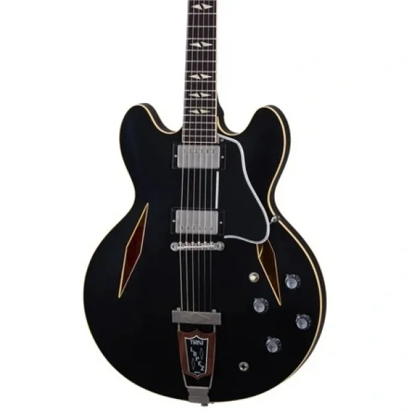 Gibson Custom 1964 Trini Lopez Standard Reissue Semi-hollow Elektro Gitar (Murphy Lab Ultra Light Aged Ebony)