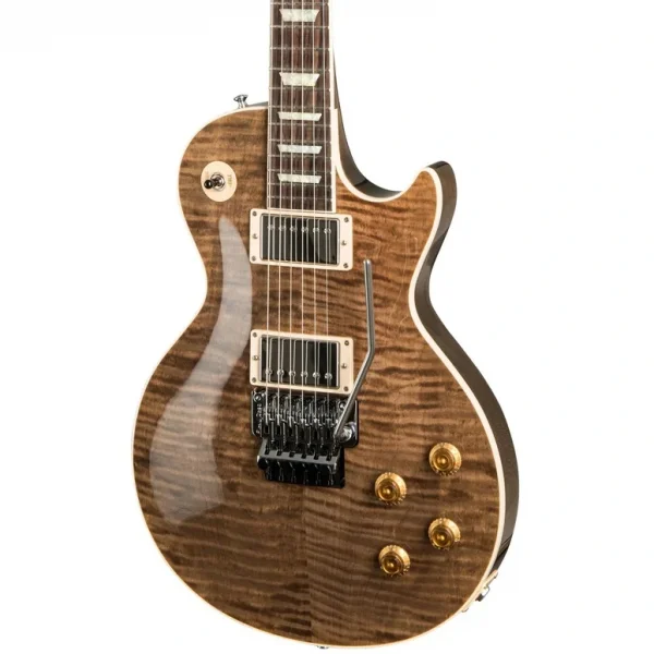 Gibson Custom Les Paul Axcess Standard Figured Top Floyd Rose Elektro Gitar (DC Rust)