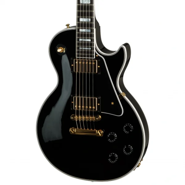 Gibson Custom Les Paul Custom Elektro Gitar (Ebony)