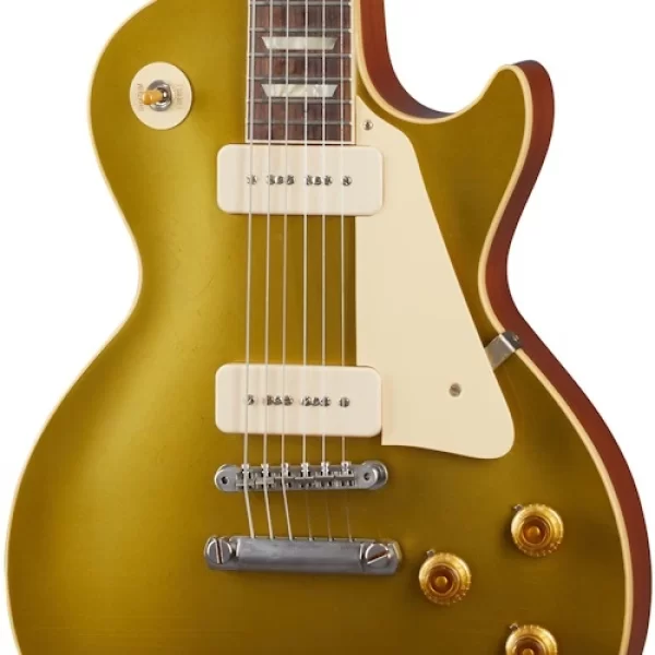 Gibson Custom Shop Murphy Lab 1956 Les Paul Elektro Gitar (Goldtop Ultra Light Aged Double Gold)