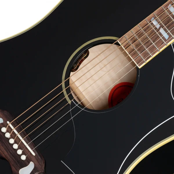 Gibson Elvis Dove Elektro Akustik Gitar (Ebony)