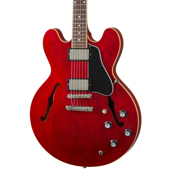 Gibson USA ES-335 Semi-Hollow Elektro Gitar (Sixties Cherry)