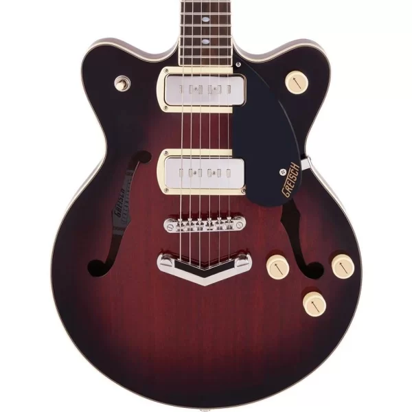Gretsch G2655-P90 Streamliner Center Block Jr. Double-Cut P90 w/V-Stoptail Laurel Klavye Claret Burst Elektro Gitar