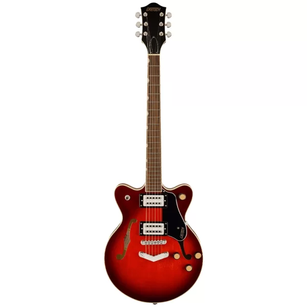 Gretsch G2655 Streamliner CB JR DC Claret Burst Elektro Gitar