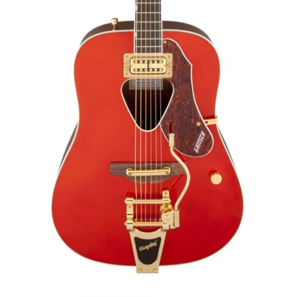 Gretsch G5034TFT Rancher FideliTron Manyetik Bisgby Tailpiece Savannah Sunset Elektro Akustik Gitar