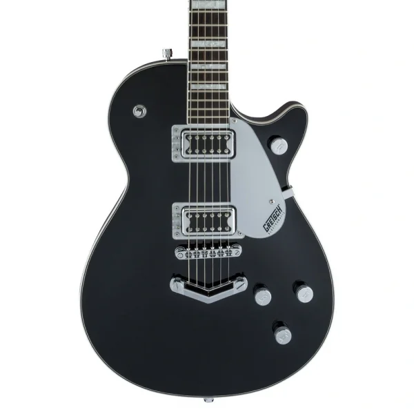 Gretsch G5220 Electromatic Jet Siyah Ceviz Klavye BroadTron Manyetikler V Stoptail Black Elektro Gitar