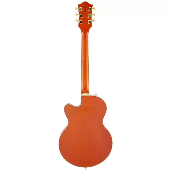 Gretsch G5655TG Electromatic Center Block Jr. Single-Cut Bigsby Altın Aksam Laurel Klavye Orange Stain Elektro Gitar