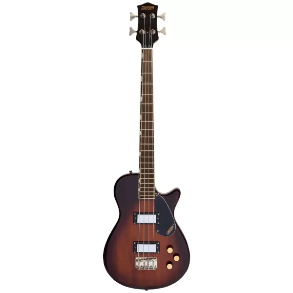 Gretsch Streamliner Jet Club Bass Single-Cut Laurel Klavye Havana Burst Bas Gitar