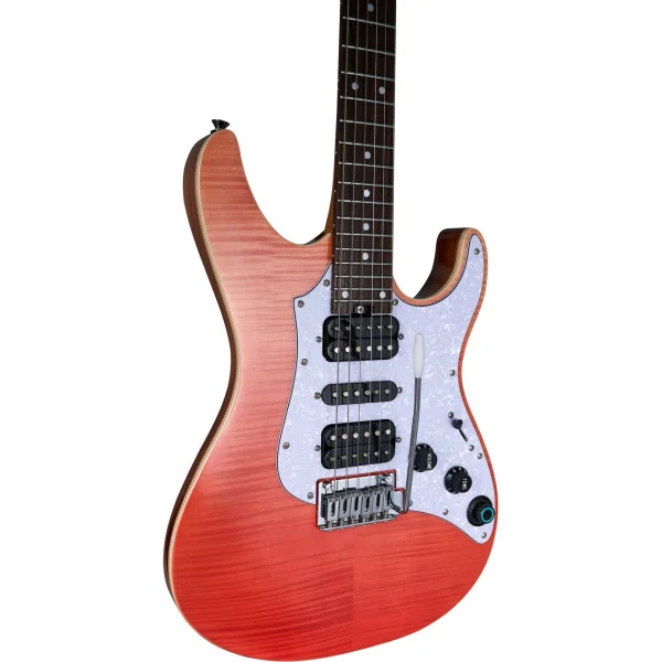 GTRS SL810RDBR Elektro Gitar (Entegre Efekt Prosesörlü)