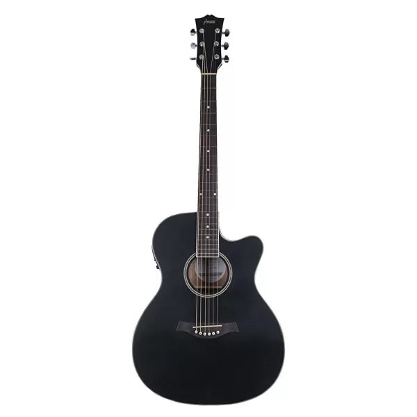HAZE F-560CEQMBK Siyah Elektro Akustik Gitar