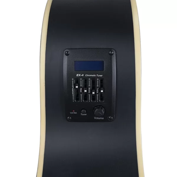 HAZE F-560CEQMBK Siyah Elektro Akustik Gitar