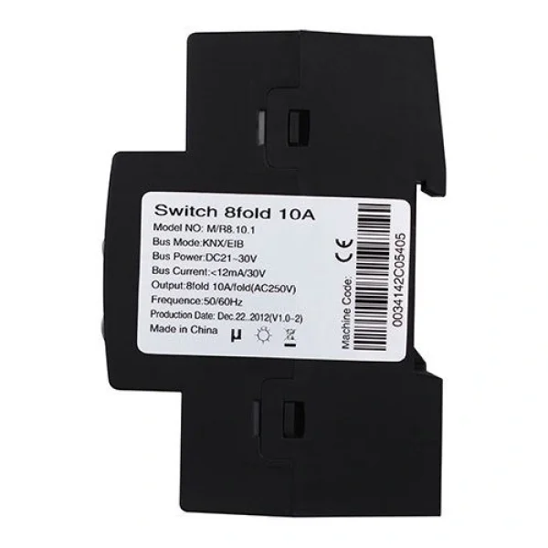 HDL M/R8.10.1 KNX 8 Kanallı 10A Yüksek Güçlü Anahtarlama Aktüatörü