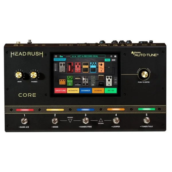 HeadRush Core Gelişmiş, Güçlü Gitar FX/AMP Modelleyici ve Vokal Prosesörü