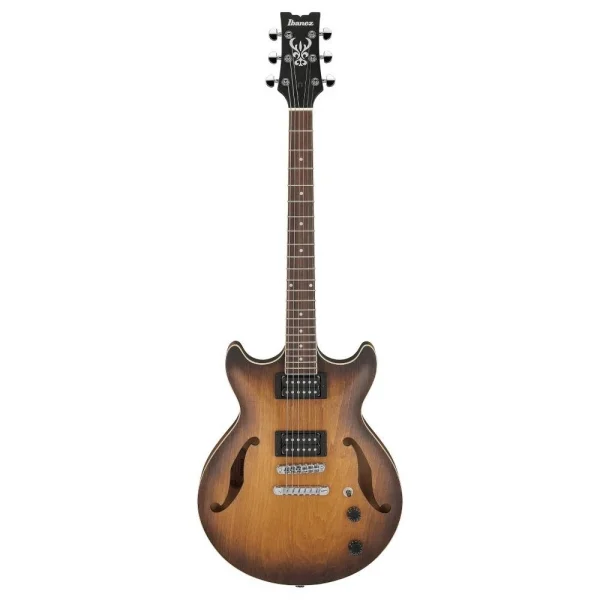 Ibanez AM53-TF Artcore Serisi Hollow Body Tobacco Flat Rosewood Klavye Elektro Gitar