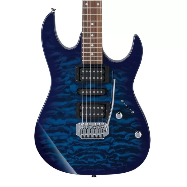 IBANEZ GRX70QA-TBB Transparent Blue Burst Elektro Gitar