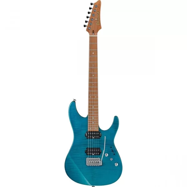 Ibanez MM1-TAB Martin Miller Transparent Aqua Burst Elektro Gitar Case Dahil