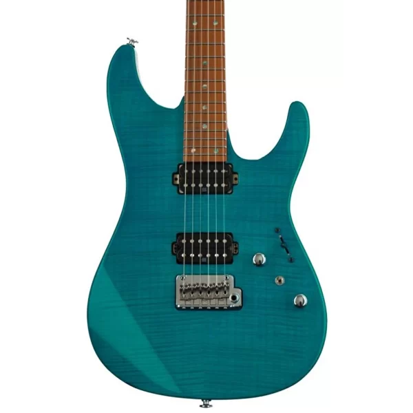 Ibanez MM1-TAB Martin Miller Transparent Aqua Burst Elektro Gitar Case Dahil