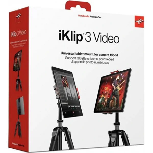 IK MULTIMEDIA iKlip 3 Tripod için Tablet Başlığı