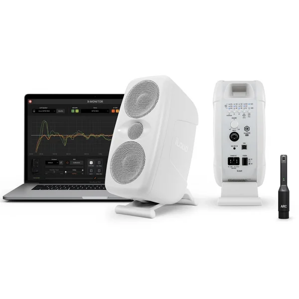 IK Multimedia IP-ILOUD-MTMWMKII2X-IN iLoud MTM MKII Pair Beyaz Stüdyo Monitör Seti Çift (ARC Mikrofonu Dahil)