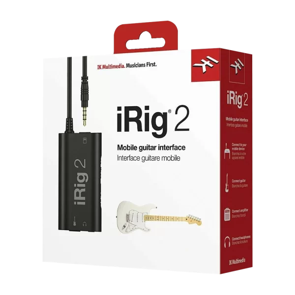 IK Multimedia iRig 2 Elektro & Bas Gitar Ses Kartı (iOS)
