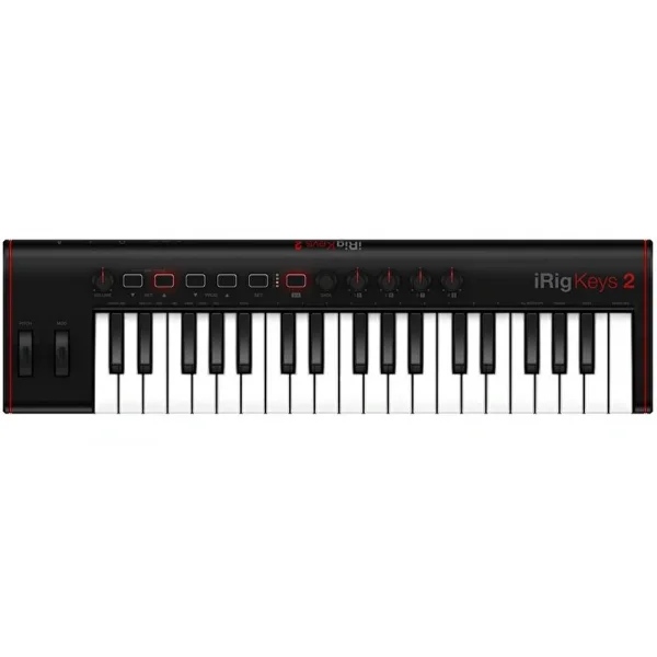 IK Multimedia iRig Keys 2 37-Mini Tuşlu Kompakt MIDI Klavye (iOS, Android, Mac & PC)
