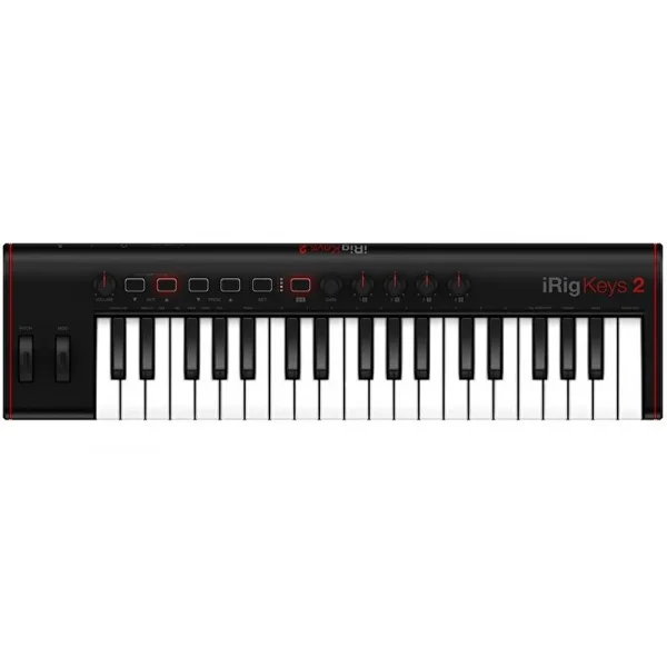 IK Multimedia iRig Keys 2 37-Mini Tuşlu Kompakt MIDI Klavye (iOS, Android, Mac& PC)