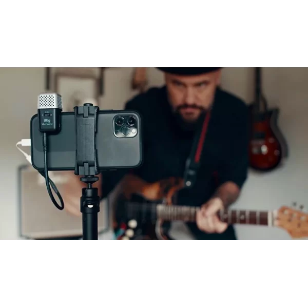 IK Multimedia iRig Mic Cast 2 Ultra-Kompakt Mikrofon (iOS & Android)