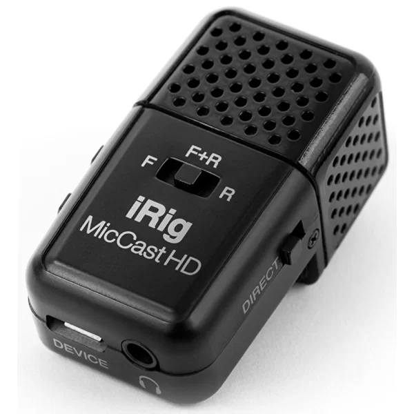 IK Multimedia iRig Mic Cast HD Çift Taraflı Kompakt Mikrofon (iOS & Android)