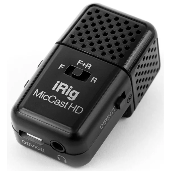 IK Multimedia iRig Mic Cast HD Çift Taraflı Kompakt Mikrofon (iOS& Android)