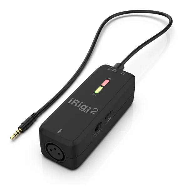 IK Multimedia iRig Pre2 Mikrofon Arabirim Preamp (iOS & Android)