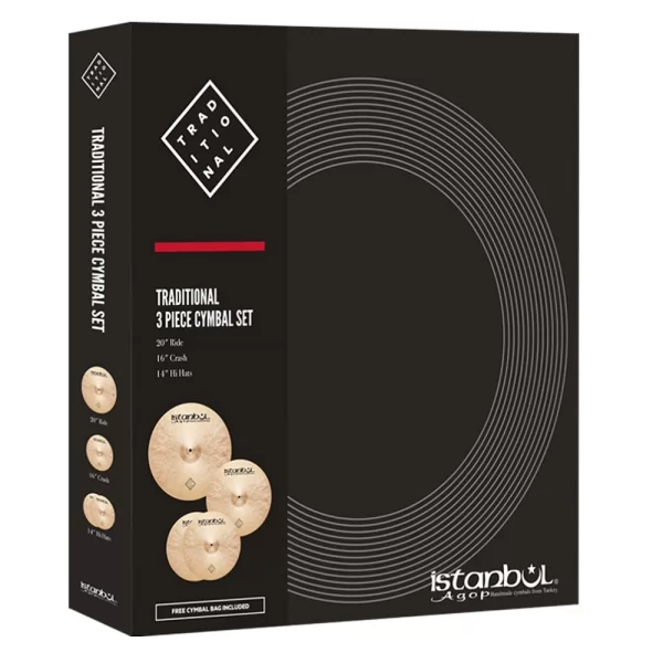 İSTANBUL AGOP ITRS - Traditional 3lü Zil Seti