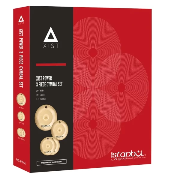 İSTANBUL AGOP IXPWS3 - Xist Power 3lü Zil Seti