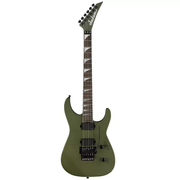 Jackson American Series Soloist SL2MG Floyd Rose EMG Abanoz Klavye Matte Army Drab Elektro Gitar