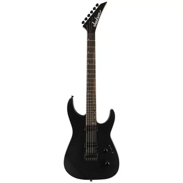 Jackson American Series Virtuoso Hard Tail Abanoz Klavye Satin Black Elektro Gitar
