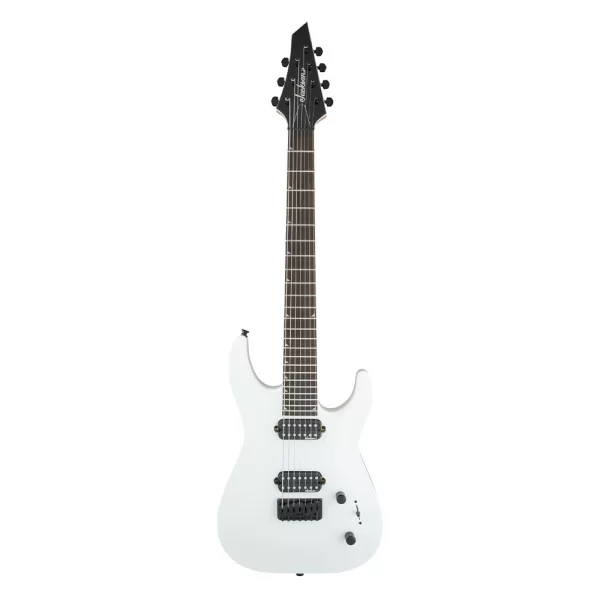 Jackson JS Dinky Arch Top JS32-7 DKA HT Amaranth Klavye Snow White 7 Telli Elektro Gitar