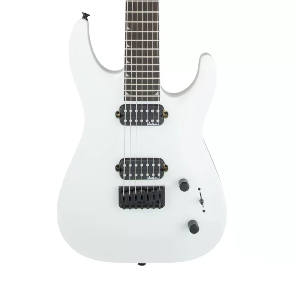 Jackson JS Dinky Arch Top JS32-7 DKA HT Amaranth Klavye Snow White 7 Telli Elektro Gitar