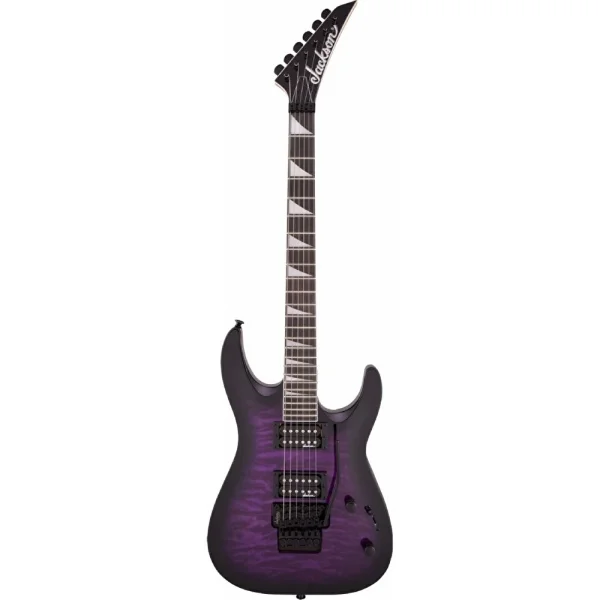 Jackson JS Series Dinky Arch Top JS32Q DKA Amaranth Klavye Transparent Purple Burst Elektro Gitar